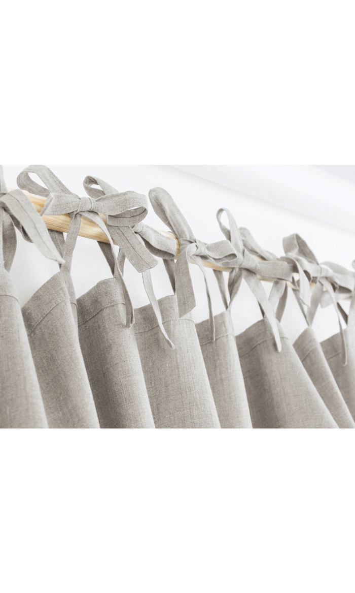 Pure Linen Home Textile Fabric Material By the Metre (Brown)