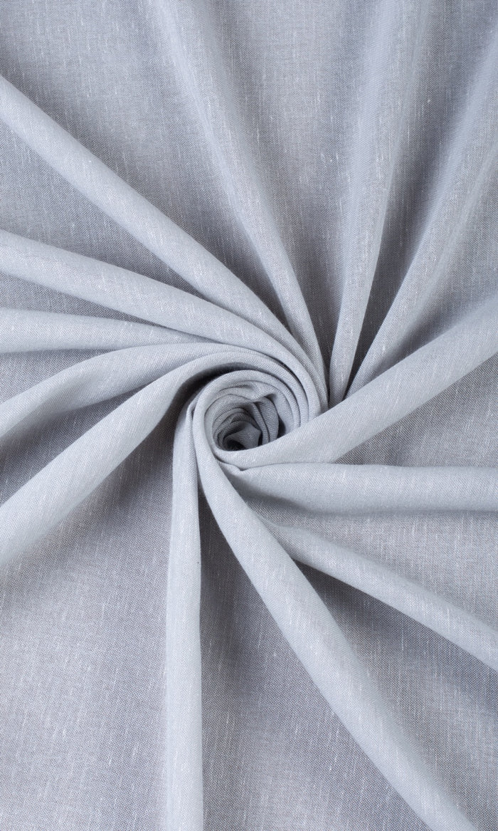 Plain Sheer Window Treatments Fabric By the Metre (Gray)