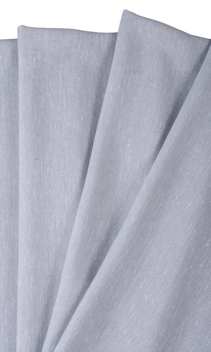 Plain Sheer Fabric Material By the Metre (Gray)