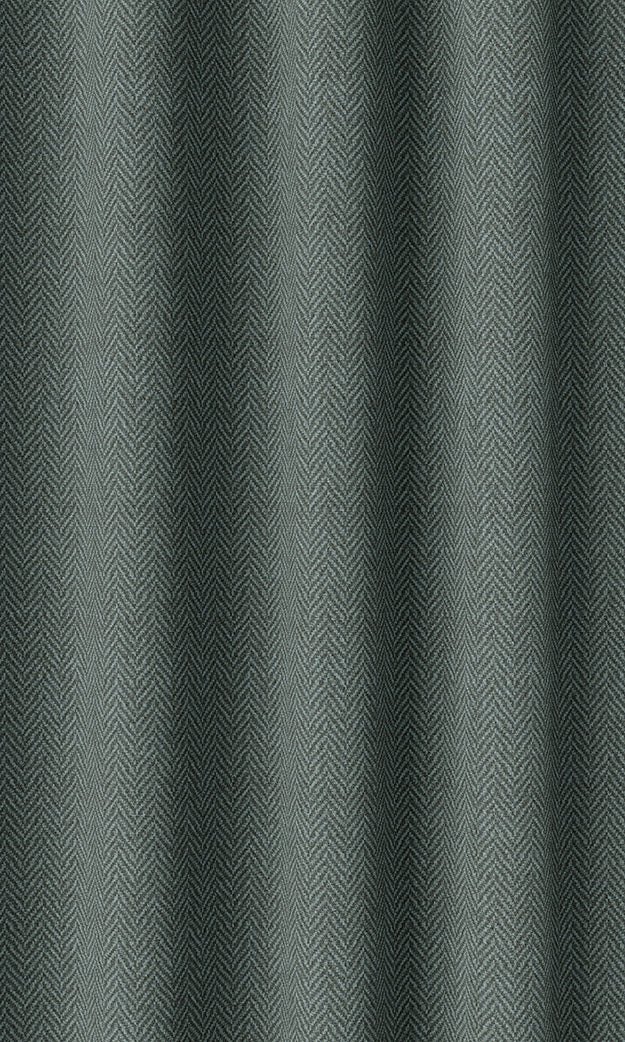 Herringbone Textured Home Décor Fabric By the Metre (Blue)
