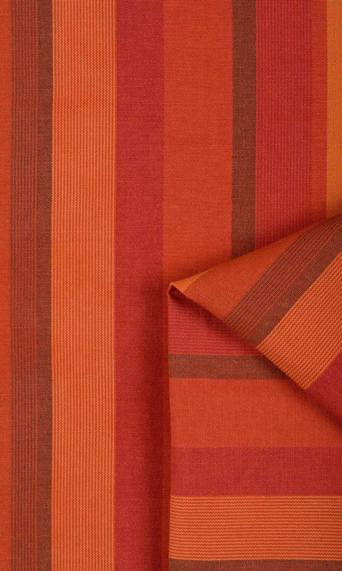 Cotton Window Treatments Fabric By the Metre (Red/ Orange)
