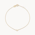 Everyday Little Lovely Heart Bracelet in 14k yellow gold