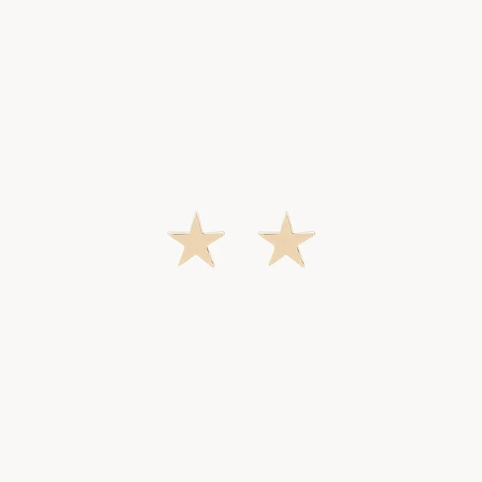 Everyday Little Stella Star Earring in 14k yellow gold