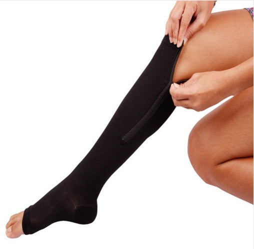 Exposed Toe Compression Socks – Open-Toe Support & Circulation Relief