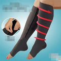 Exposed Toe Compression Socks – Open-Toe Support & Circulation Relief