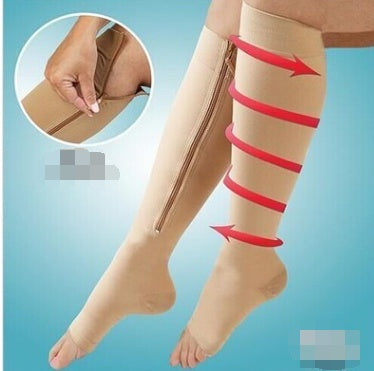 Exposed Toe Compression Socks – Open-Toe Support & Circulation Relief