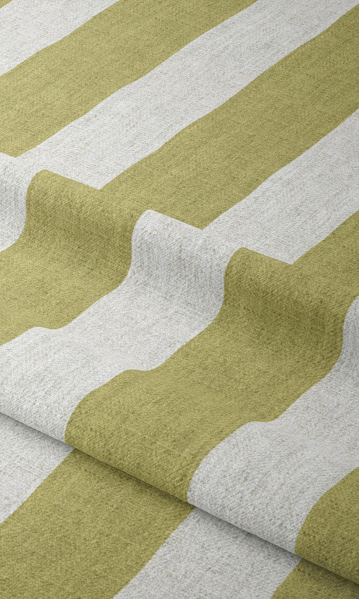 Geometric Print Pinch Pleat, Rod Pocket, Eyelet Curtains (Green/ White)