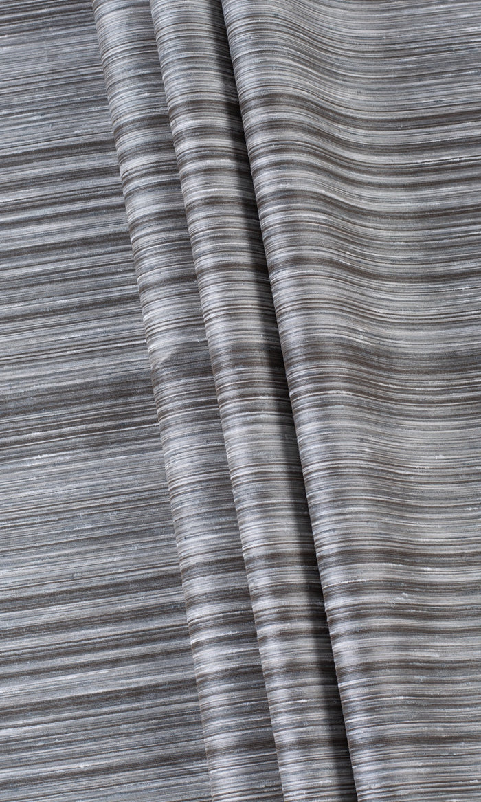 Textured Home Décor Fabric By the Metre (Grey/ Black)