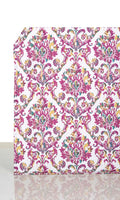 Damask Print Drapes (Pink/ Purple)