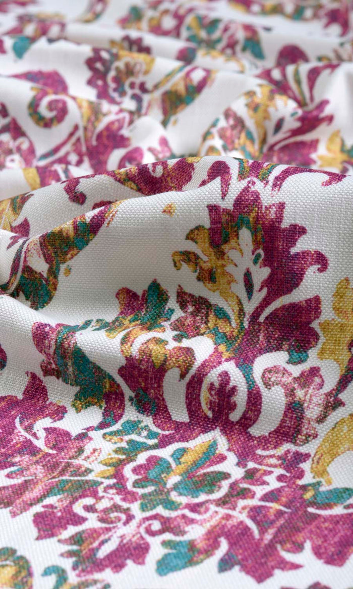 Damask Print Curtains / Drapes / Window Drapery Panels (Pink/ Purple)