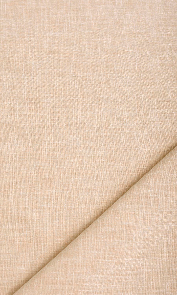 Poly-Cotton Blend Home Textile Fabric Material By the Metre (Peach Pink)