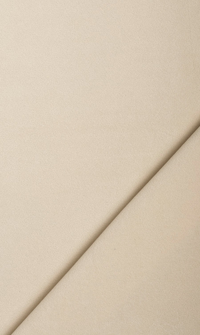 Velvet Curtain Panels for Living, Bedroom, Kitchen, Bathroom (Pale Beige)