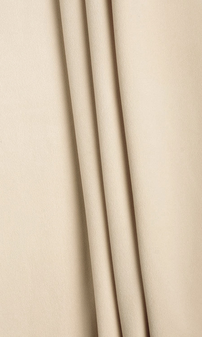Velvet Curtain Panels (Pale Beige) Extra Long Short Wide