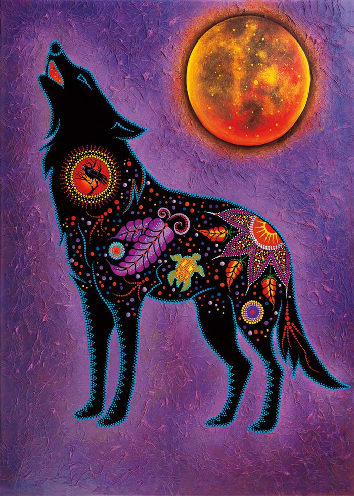 Tracey Metallic Fire Within Wall Art | Native Art Canada