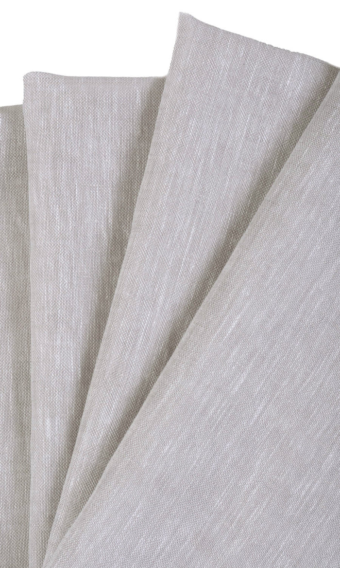 Linen Sheer Any Size Style Curtains (Ash Gray/ Abalone Gray)