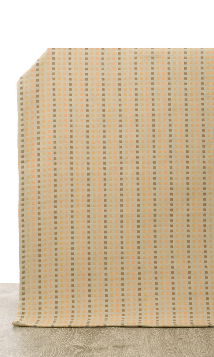Cotton Home Décor Fabric By the Metre (Beige/ Grey)