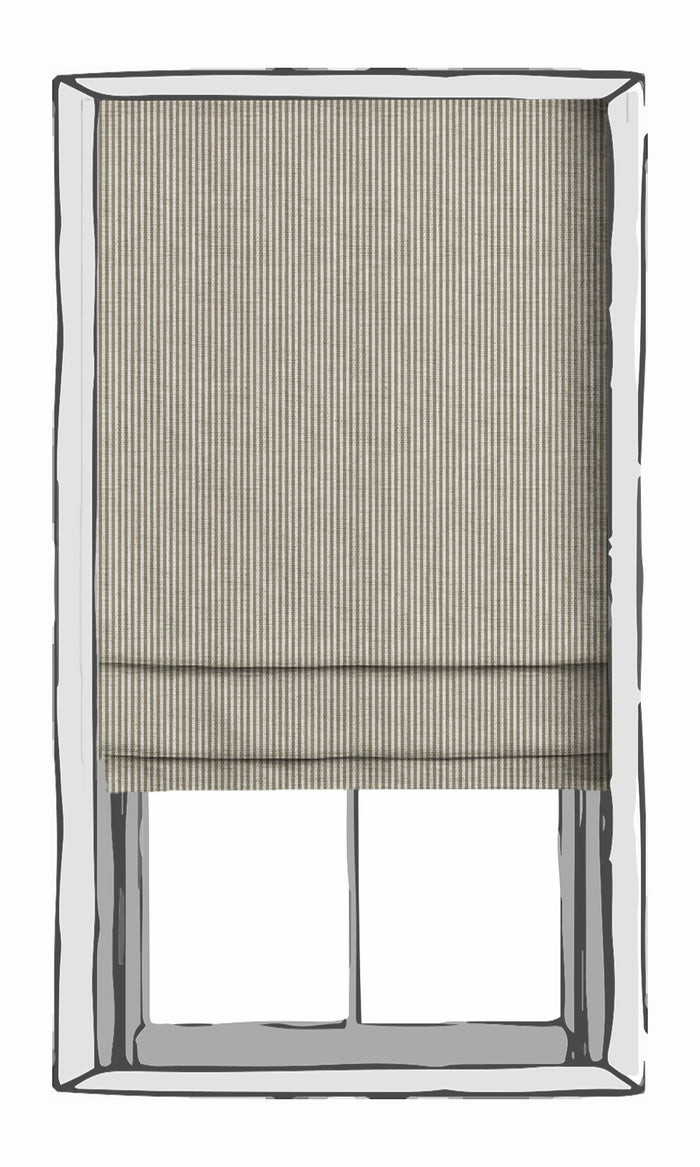 Striped Print Drapes (Smoky Brown/ White) Extra Long Short Wide