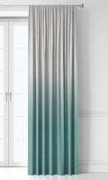 2-Tone Ombre Drapery (Turquoise Blue)