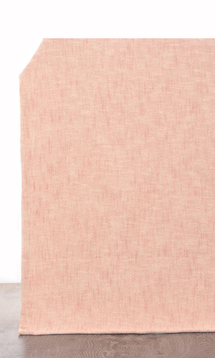 Plain Cotton Curtains / Drapes / Window Drapery Panels (Coral Red)