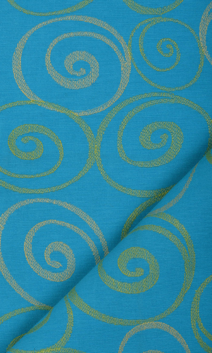 Cotton Window Treatments Fabric By the Metre (Blue Cotton)