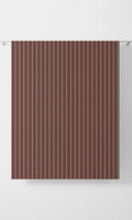 Striped Home Décor Fabric By the Metre (Red & Grey)