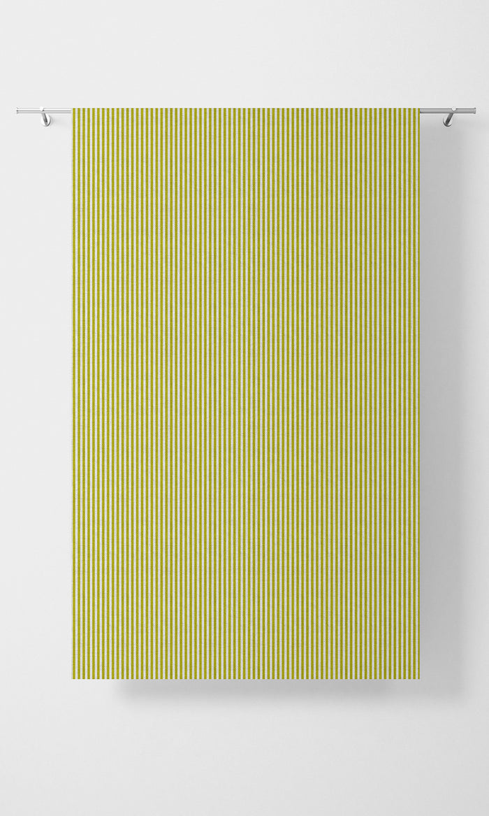 Modern Striped Fabric Material By the Metre (Apple Green)