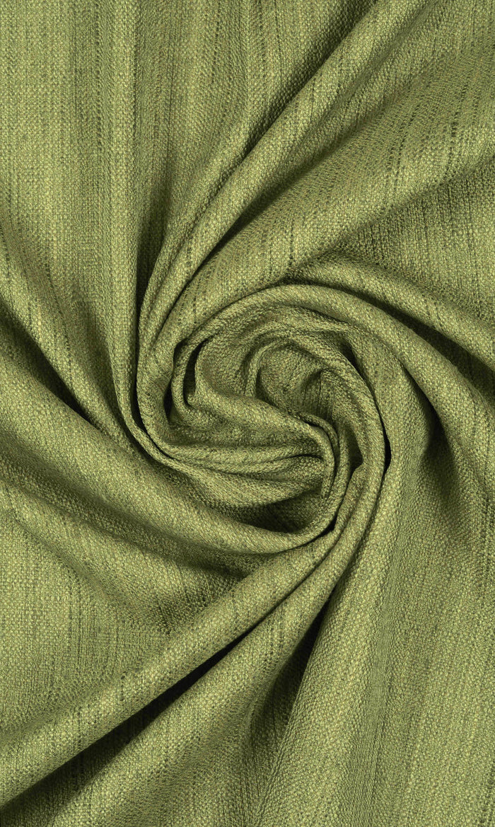Textured Faux Silk Home Décor Fabric By the Metre (Green)