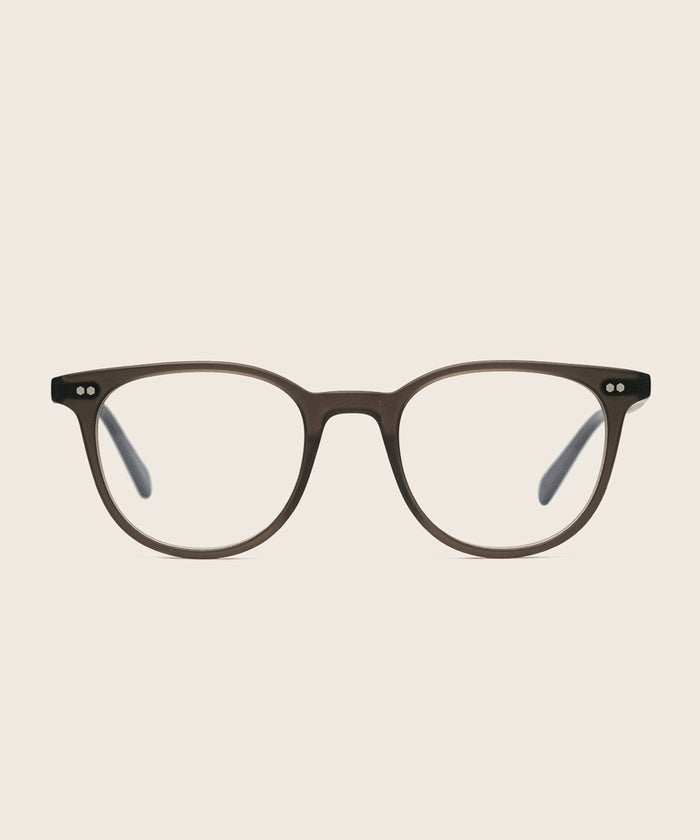 Johann Wolff Frankie Matte Smoke Eyeglasses #color_matte-smoke