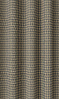 Houndstooth Home Décor Fabric By the Metre (Navy Blue/ Beige)