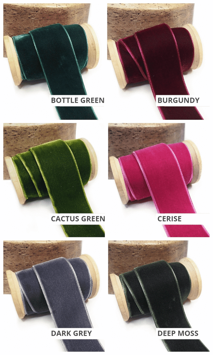 Drapery velvet ribbon border trim