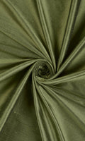 Shantung Silk Home Décor Fabric By the Metre (Olive Green)
