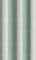 Striped Print Home Décor Fabric By the Metre (Aqua Blue/ White)