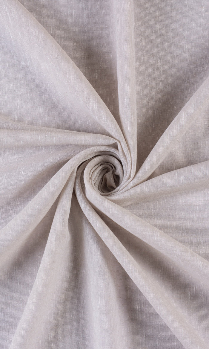 Plain Textured Sheer Window Treatments Fabric By the Metre (Pale Pink)
