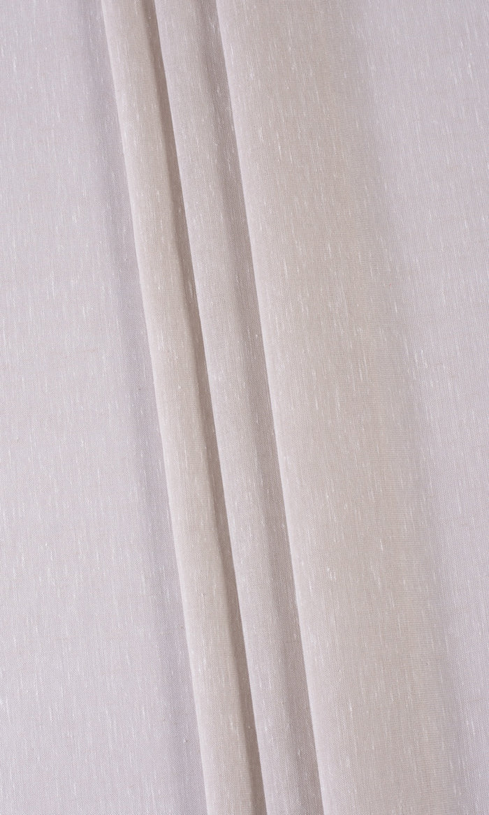 Plain Textured Sheer Home Textile Fabric Material By the Metre (Pale Pink)