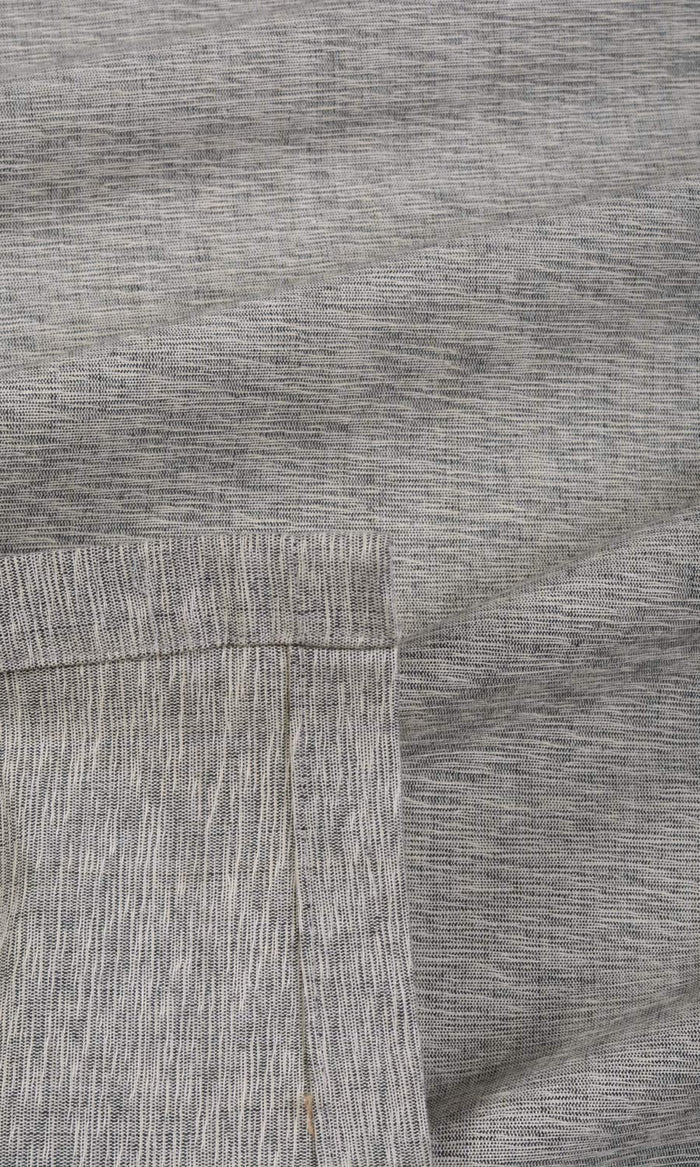 Cotton Curtain Panels for Living, Bedroom, Kitchen, Bathroom (Grey)