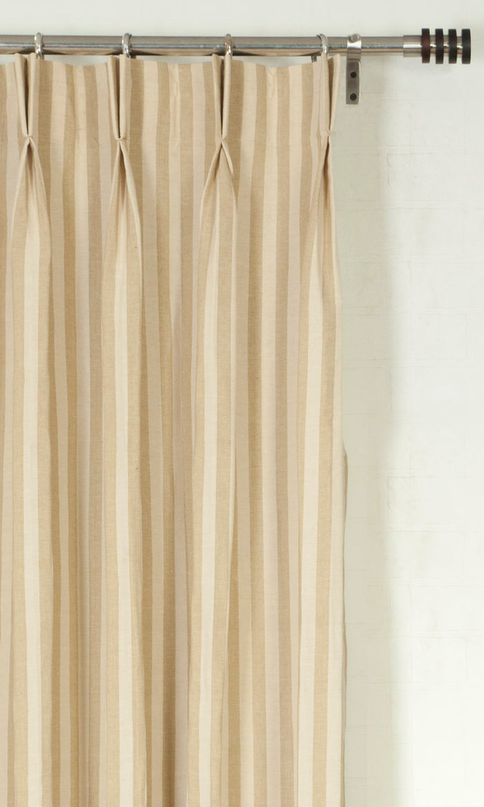 Cotton Window Treatments Fabric By the Metre (Cream/ Beige)