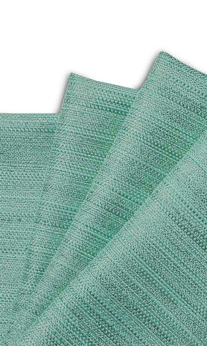 Faux Silk Pinch Pleat, Rod Pocket, Eyelet Curtains (Mint Green)