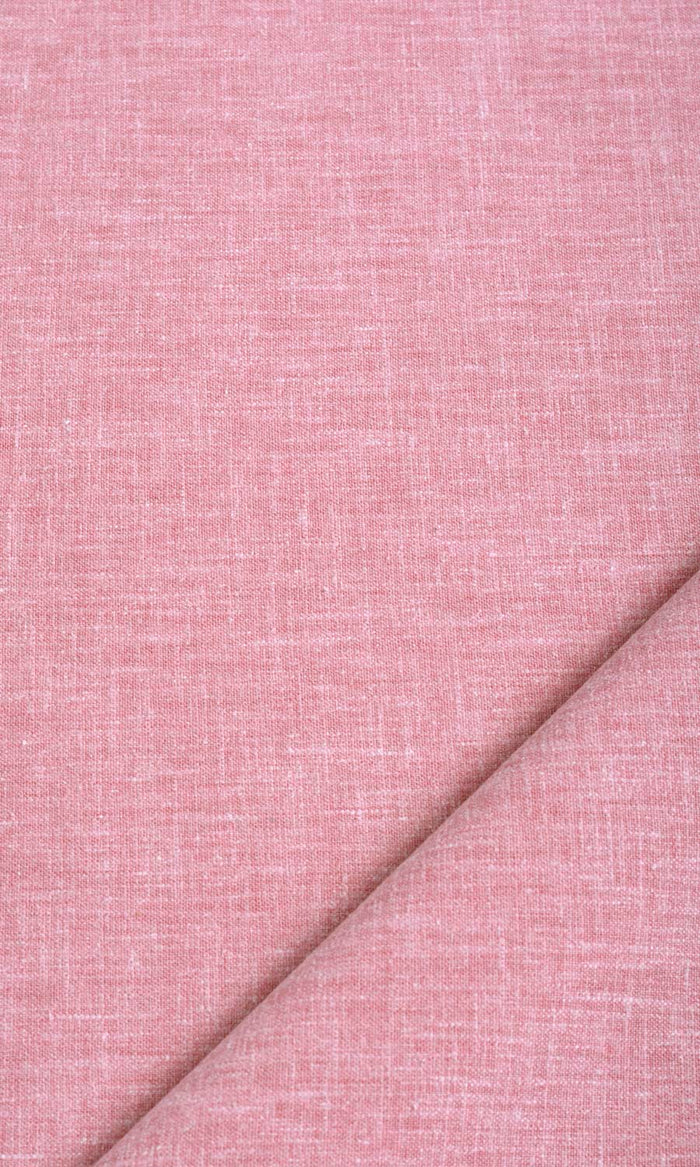 Poly-Cotton Blend Pinch Pleat, Rod Pocket, Eyelet Curtains (Rose Pink)