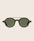 Johann Wolff Gatsby Matte Black Green Clip #color_matte-black-green