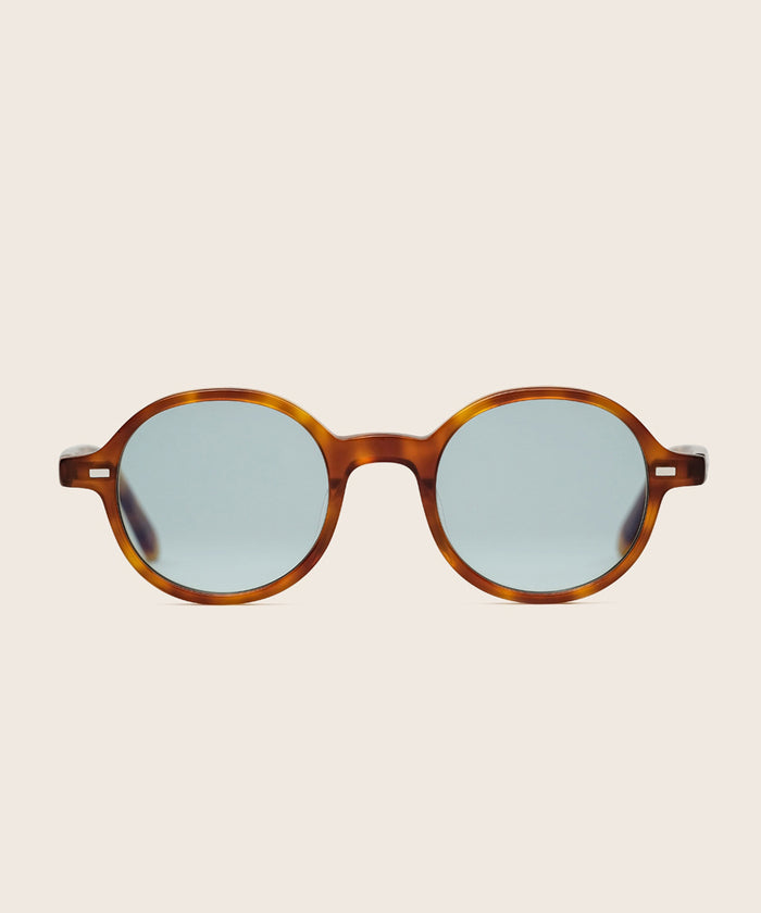 Johann Wolff Gatsby Vintage Tortoise Blue Photochromic Sunglasses #color_vintage-tortoise-light-blue