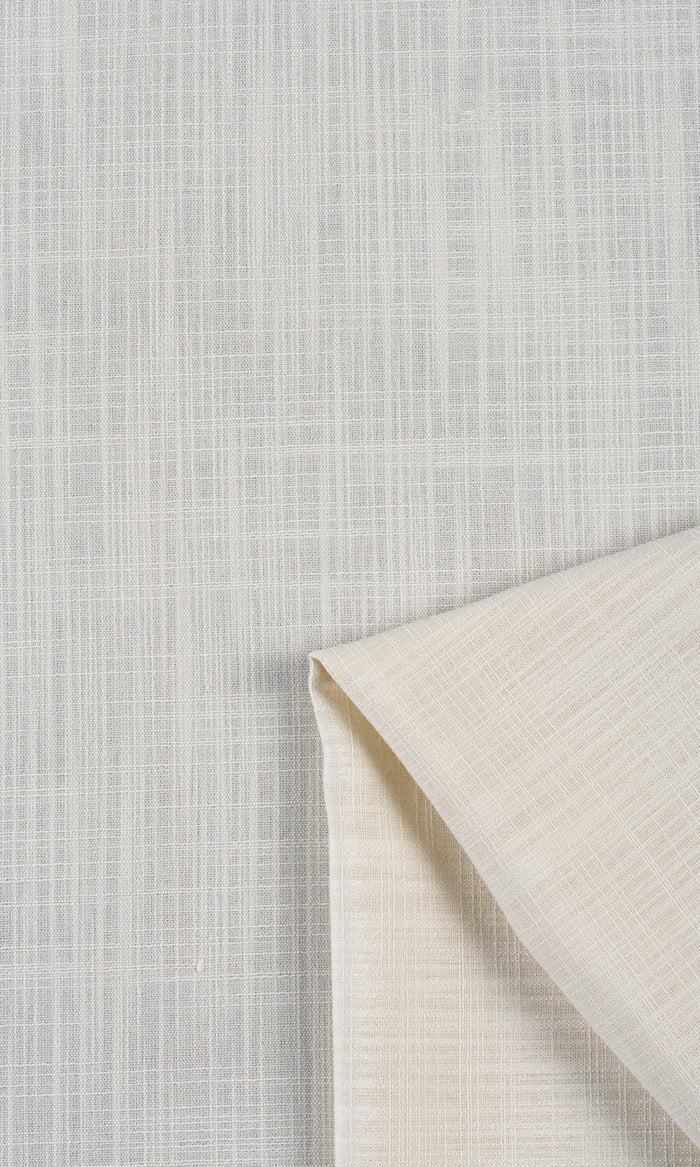 Semi-Sheer Window Treatments Fabric By the Metre (Warm Ivory/ Pale Beige)