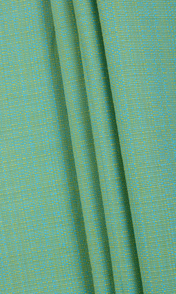 Cotton Home Textile Fabric Material By the Metre (Green-Blue)