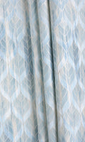 Petal Patterned Home Décor Fabric By the Metre (Blue)