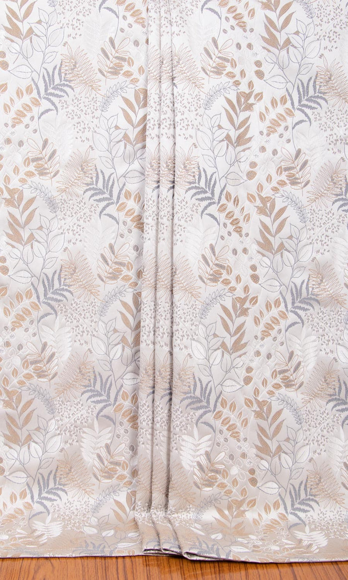 Botanical Window Treatments Fabric By the Metre (Gray)