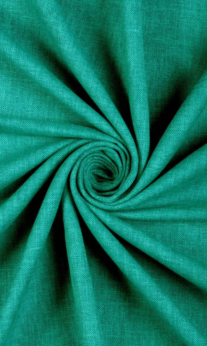 Green Print Home Décor Fabric By the Metre (Turquoise Green)