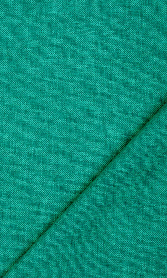Green Print Fabric By the Metre for Curtains & Drapes (Turquoise Green)