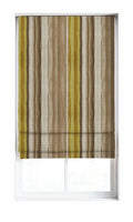 Modern Striped Home Décor Fabric By the Metre (Yellow/ Brown)