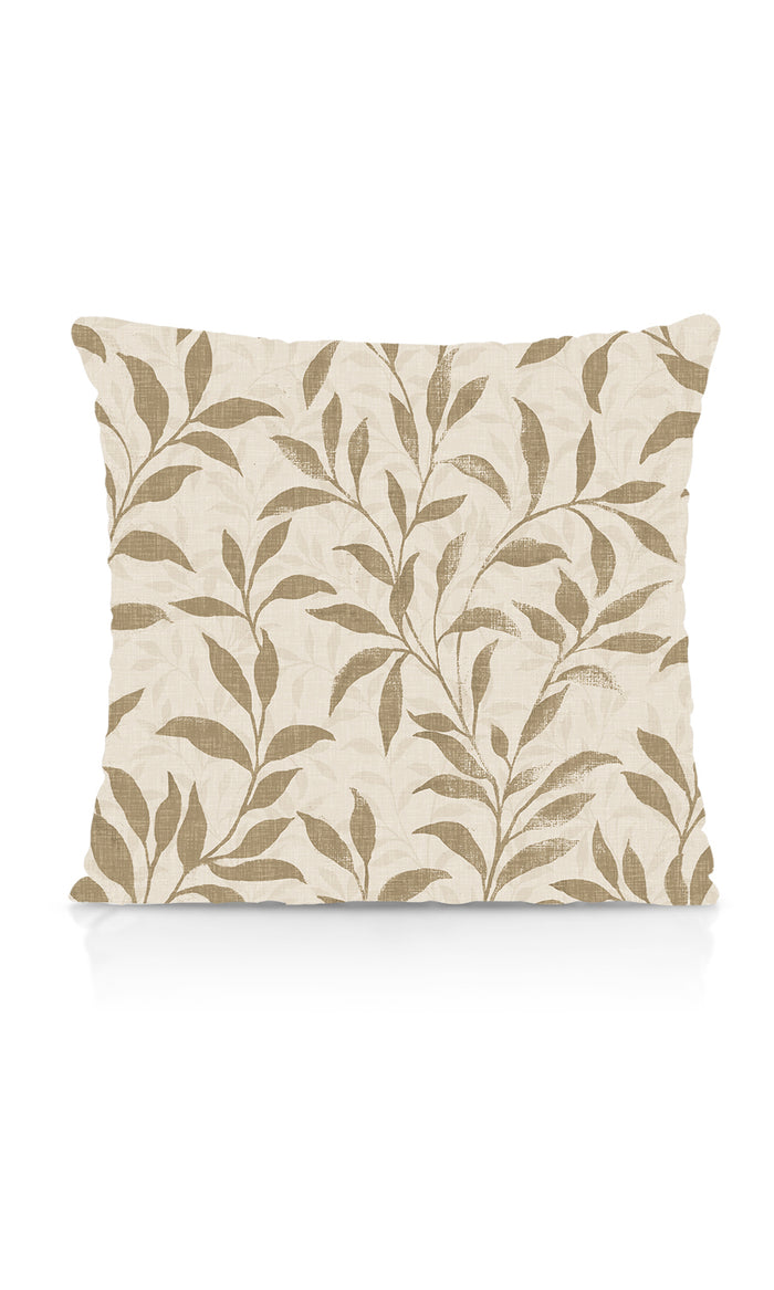 Dimout Floral Curtains (Eggshell White/ Brown) Extra Long Short Wide