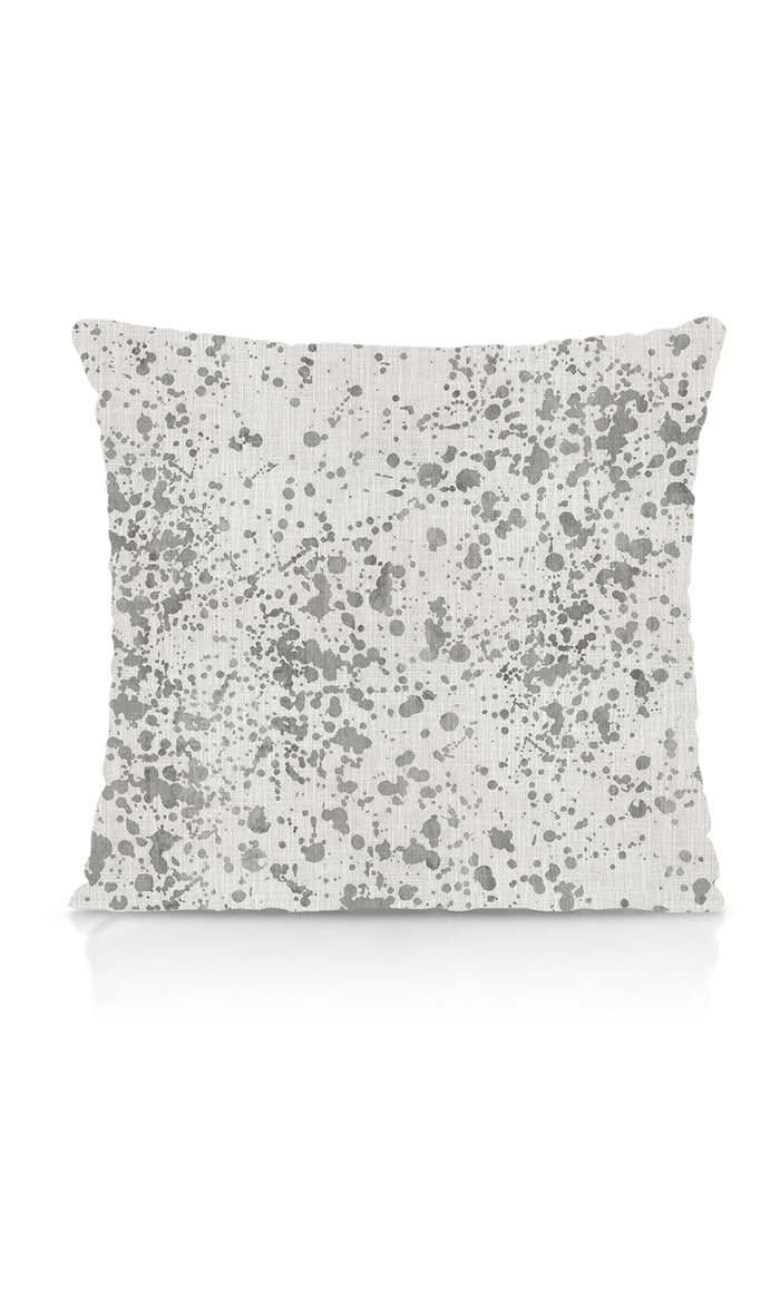 Abstract Print Home Textile Fabric Material By the Metre (Eggshell White/ Grey)