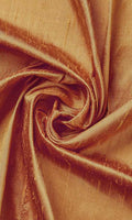 Dupioni Silk Drapes (Saffron Orange)